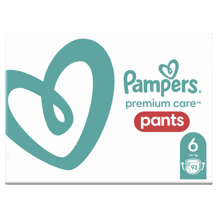 PAMPERS Premium Care Nohavičky plienkové veľ. 6 (15+ kg) 93 ks